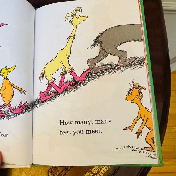 Dr Seuss One Fish Two Fish Red Blue Fish, ABC, The Foot Book Beginner Books NEW - Picture 5 of 11